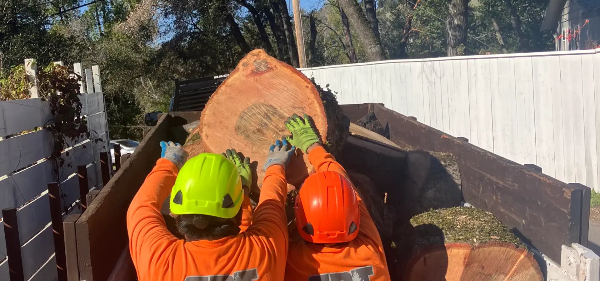 Defensible space tree and brush clearing in Santa Rosa CA